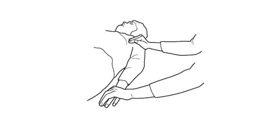 Reiki hand position the arms and hands