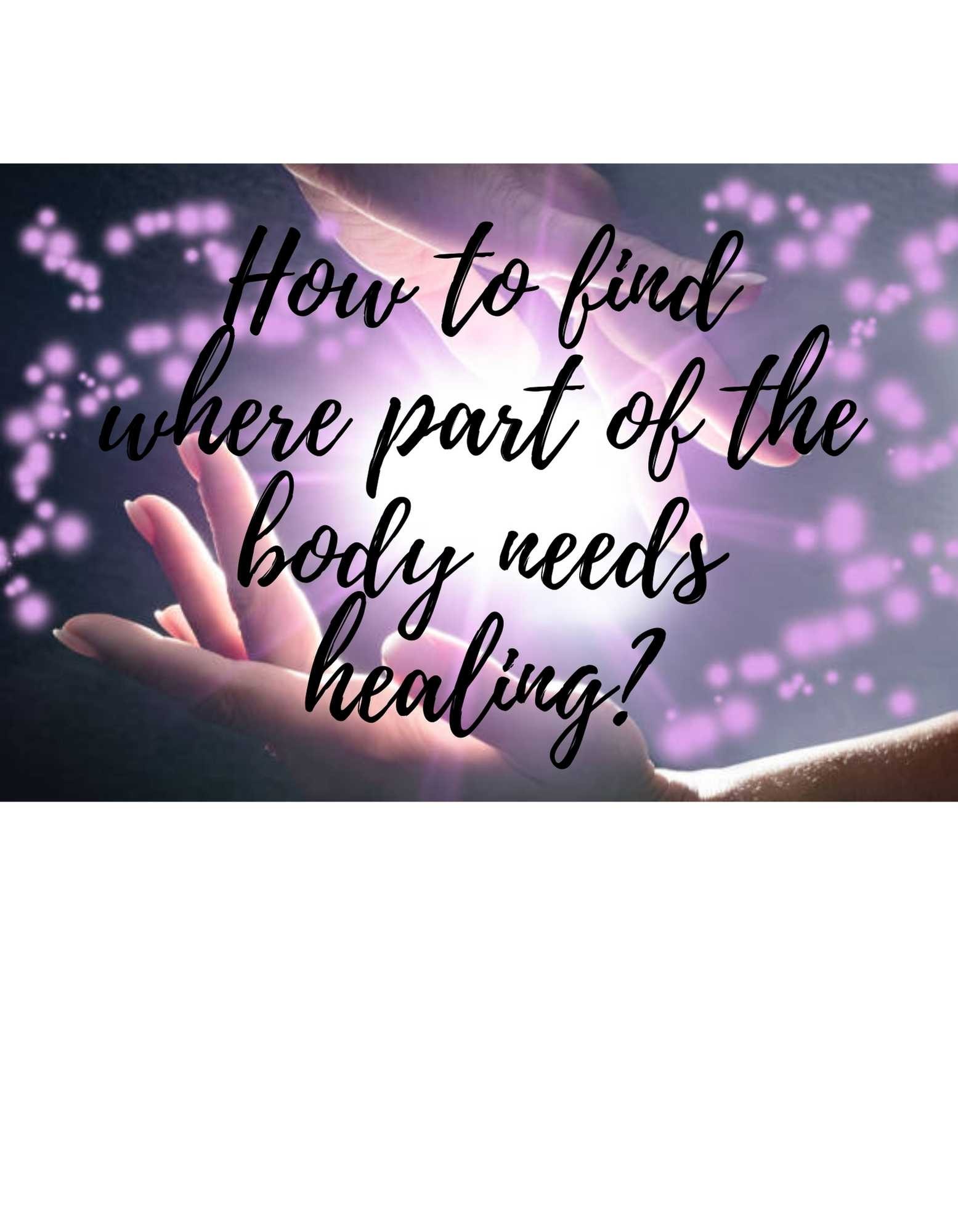 Sensing And Scanning The Aura - Reiki Technique Used To Find Out Where The Healing Is Needed